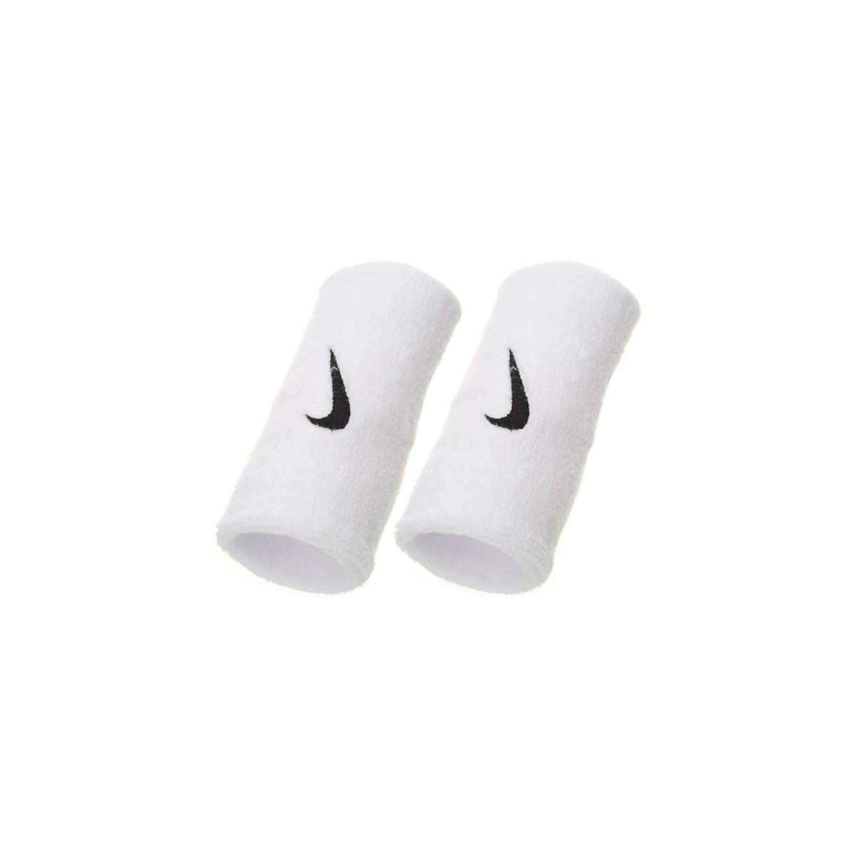 Serre poignets Nike double largeur - Blanc 