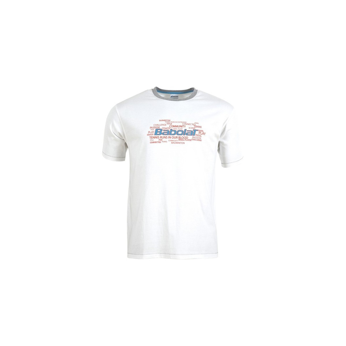 T-shirt Babolat Training blanc Junior 2016