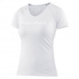 T-Shirt manches courtes Head  Transition Col en V - Blanc