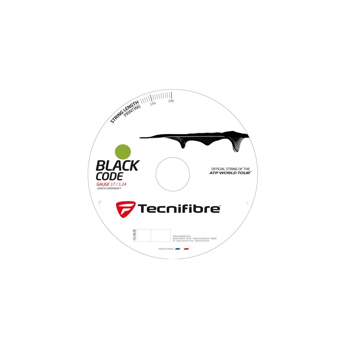 Tecnifibre Black Code Lime - 200M